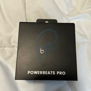 Power Beats Pro blue headphones